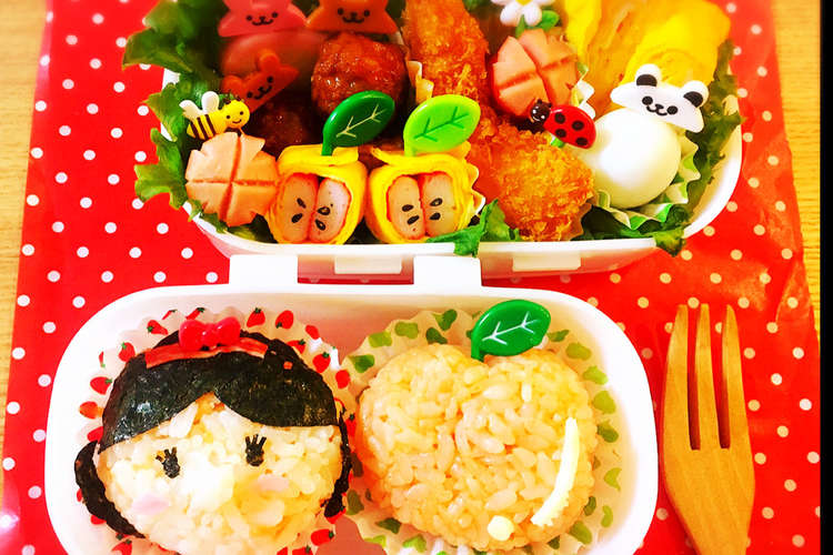 キャラ弁簡単おにぎりディズニーツムツム レシピ 作り方 By きゃわいいチャチャ クックパッド 簡単おいしいみんなのレシピが349万品